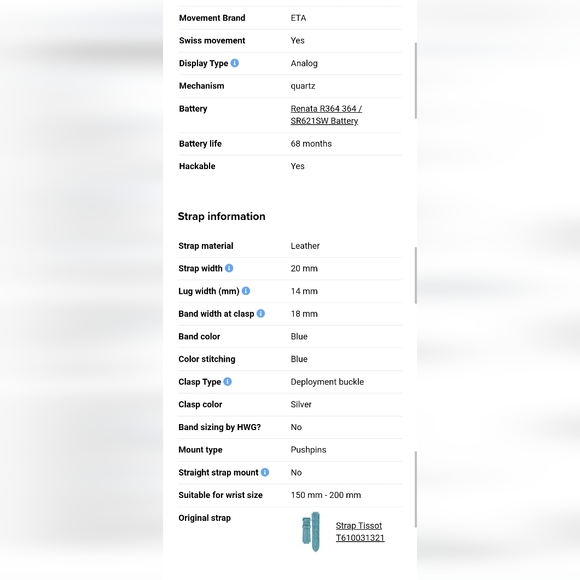 Tissot Women's Watch - Picture 12 of 13